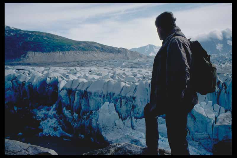 019c Stefan Kurt an der Gletscherzunge des Tana